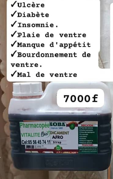 le SIROP KOBA( Composé de sirop grand et sirop petit)