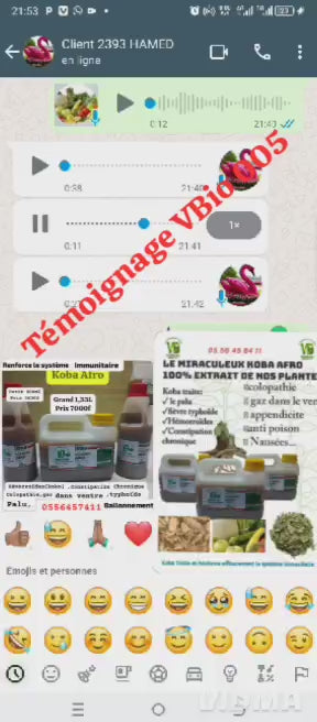 🌿🔥 𝗞𝗢𝗕𝗔 𝗔𝗙𝗥𝗢 — La Nature qui Soigne le Corps Entier 🧬💪