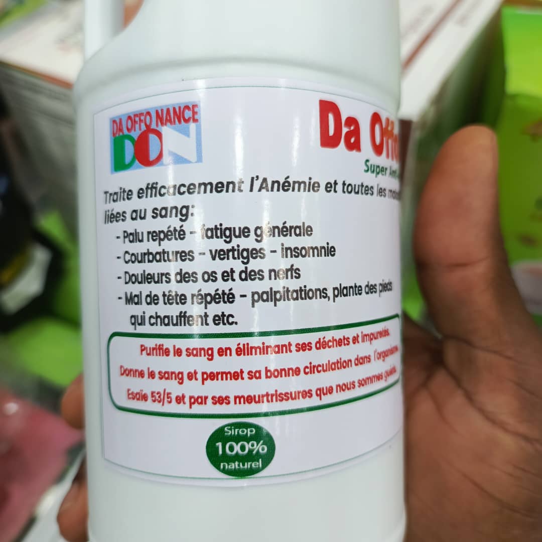 🌿💪 𝗗𝗔 𝗢𝗙𝗙𝗢 — Le S*ng Pur,palu répété, typhoïde, fatigue abusée, douleur des Os et des Nerf, bonne circulation du sa*g, débouche les verseaux sanguins et les artères, essoufflement, problème de coeur, pieds enflés,L’Énergie Retrouvée... 💉🔥
