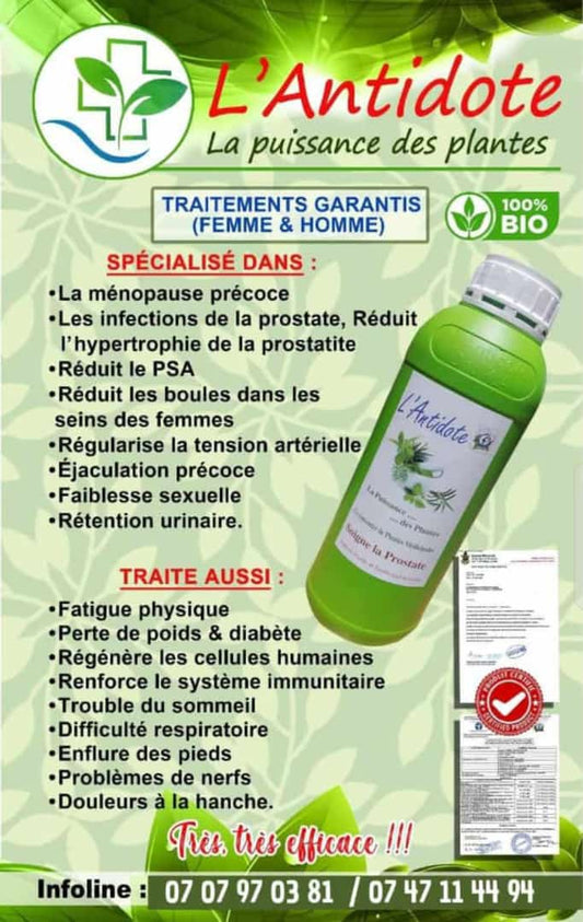 🧬🌿 𝗟'𝗔𝗡𝗧𝗜𝗗𝗢𝗧𝗘 BIO — Le Remède Total pour l’Équilibre Hormonal 💚🔥