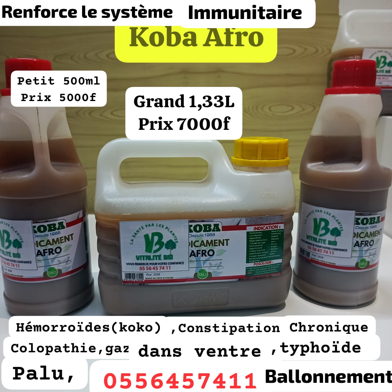 🌿🔥 𝗞𝗢𝗕𝗔 𝗔𝗙𝗥𝗢 — La Nature qui Soigne le Corps Entier 🧬💪